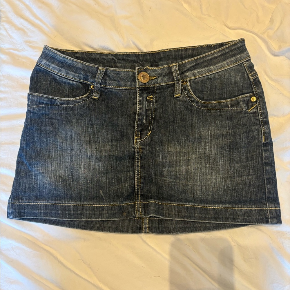 Denim Mini Skirt